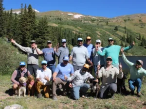 Group photo from Fishing The Good Fight's January 2024 retreat.