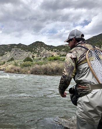 Low Pressure Day Lead to Lights Out Fishing with Caddis Larva in a Deep Pool
